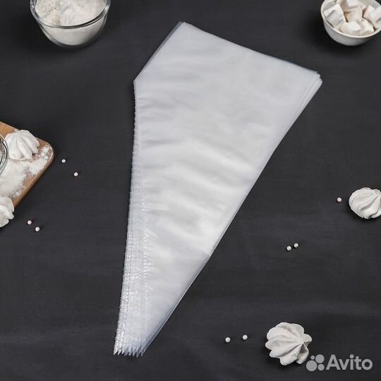 Набор кондитерских одноразовых мешков 25 шт, 50 см