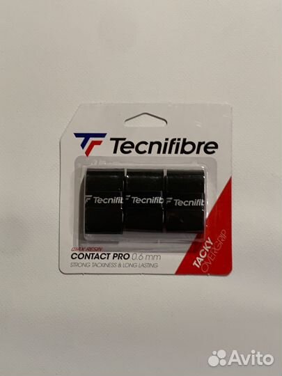 Намотки Tecnifibre Contaсt Pro Noir 3 шт