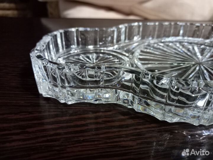 Блюдо хрусталь СССР