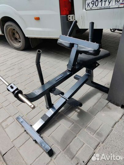 Жим лёжа Икры Маятник Т-тяга Гиперэкстензия Пресс