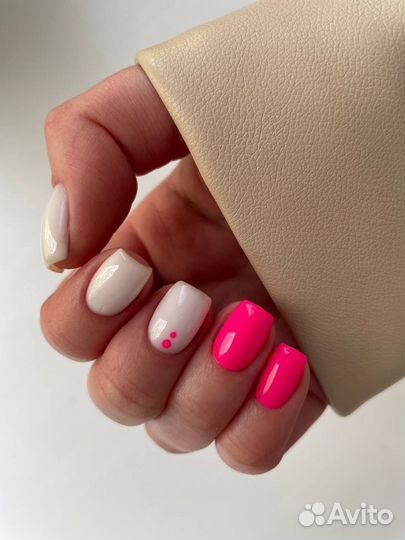 Маникюр наращивание ногтей