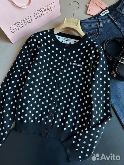 Шерстянной жакет miu miu