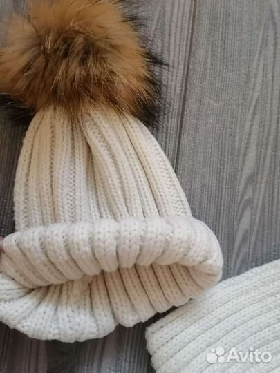 Шапка и шарф для девочки