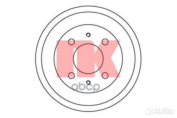 253409NK барабан тормозной Hyundai Accent 1.3