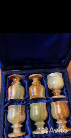 Рюмки из натурального камня