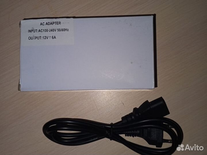 Адаптер блок питания 12v 6А