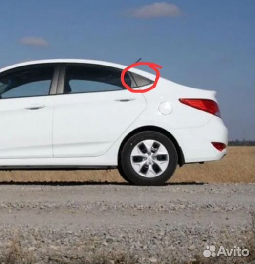 Боковая накладка hyundai solaris