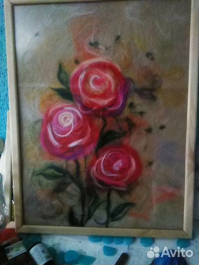 Картина шерсть