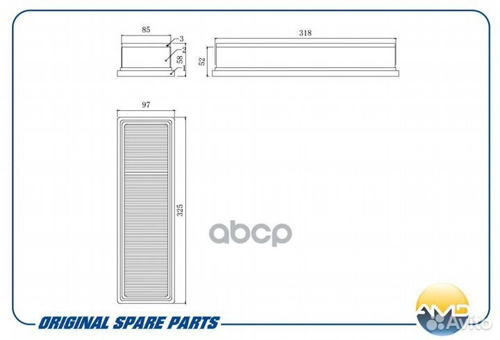 AMD.FA778 AMD Фильтр воздушный amdfa778 AMD