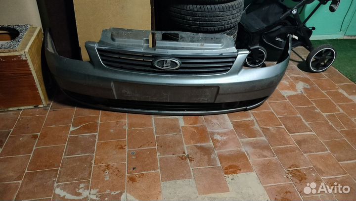 Бампер приора 1