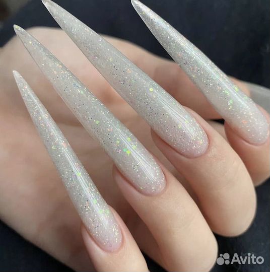 Маникюр гель-лак наращивание