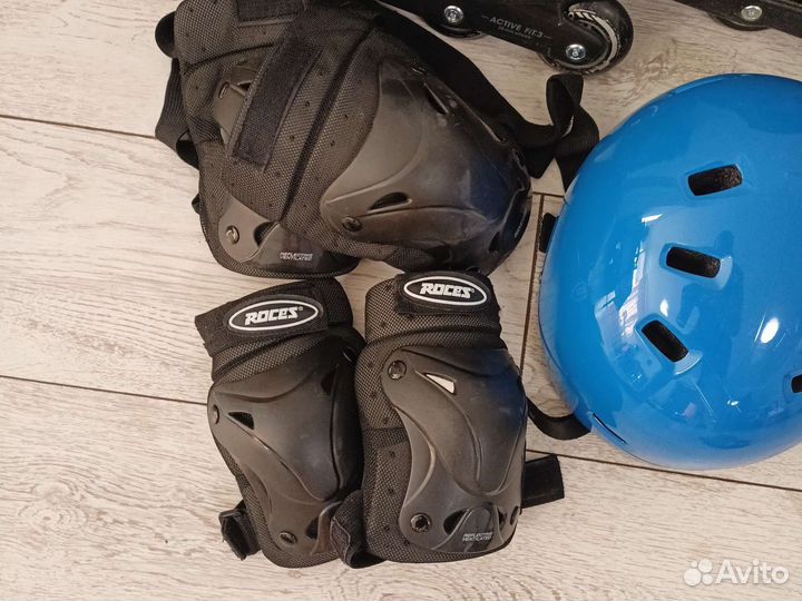 Роликовые коньки oxelo взрослые черные