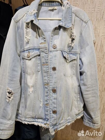 Куртка джинсовая женская 52- 54 оригинал