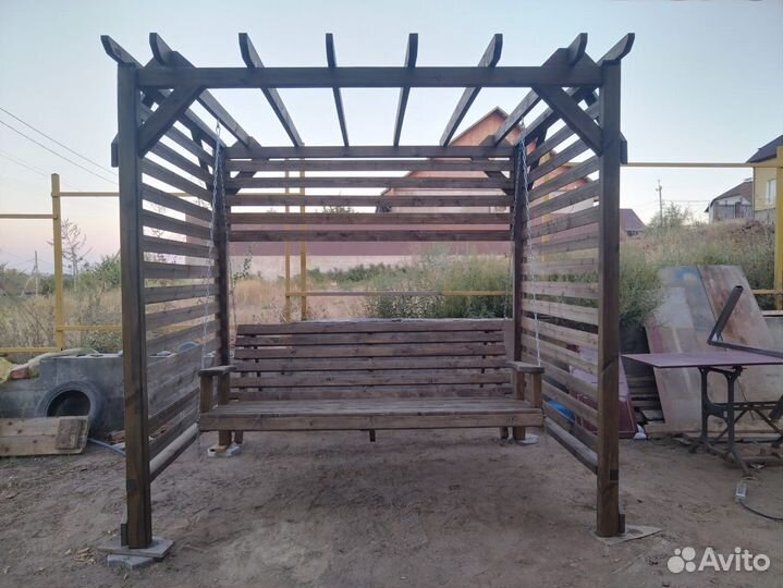 Садовые качели Пергола