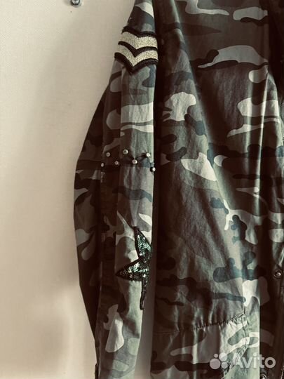 Парка женская в стили милитари 44 размер