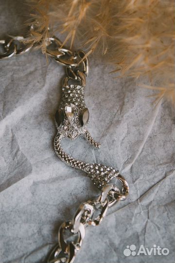 Змейка украшение на шею чокер колье