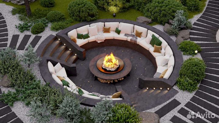 Ландшафтный дизайн проект участка