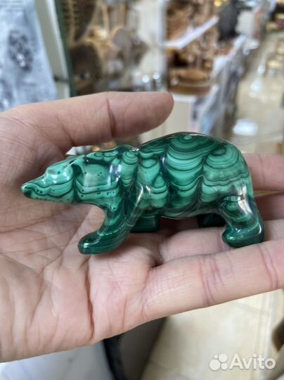 Медведь малахит