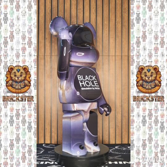 Bearbrick Black Hole 1000% 70см