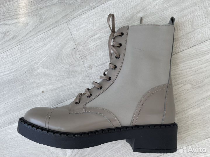 Полусапожки ботинки Theory натур кожа США