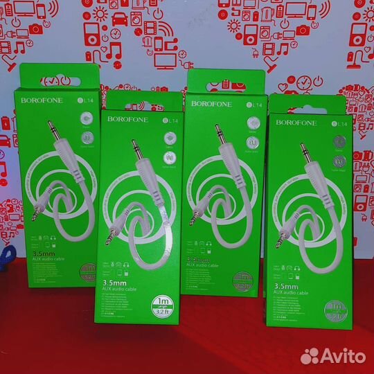 AUX кабель. Аукс 1м. К5