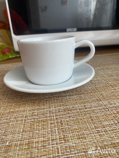 Чашка с блюдцем IKEA