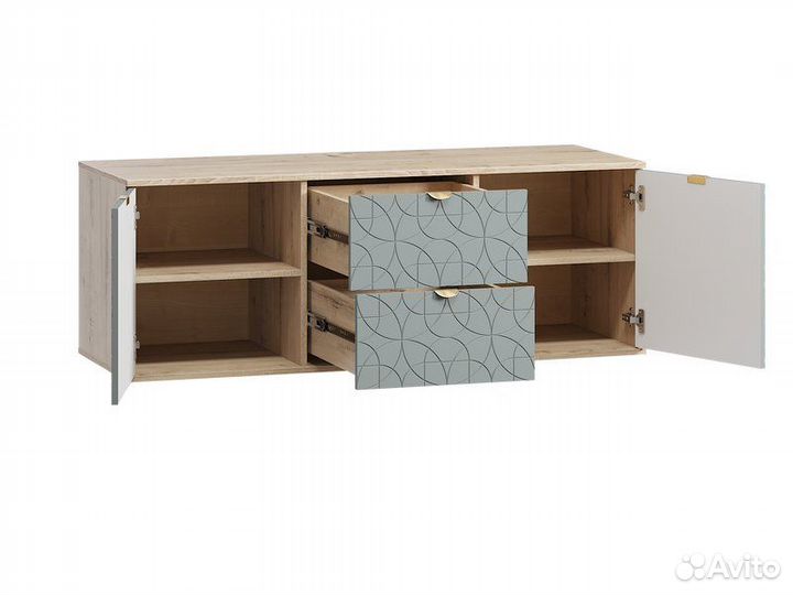 Тв-тумба Монблан-1 Lunge Mentol