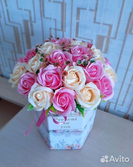 Букет из мыльных роз / Мыльные розы / Мыло