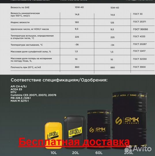 Масло для грузовиков опт