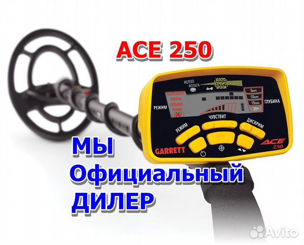Металлоискатель garrett ace 250 Оригинал