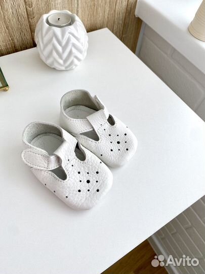 Сандали детские белые 12,5 см