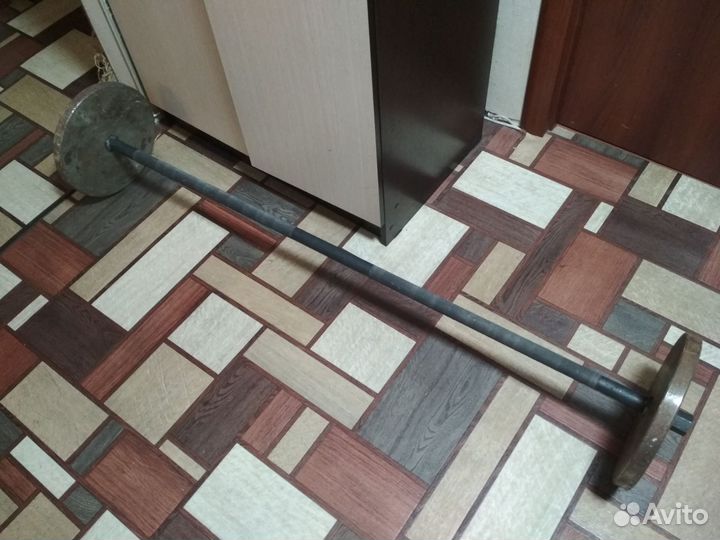 Штанга гриф блины бу