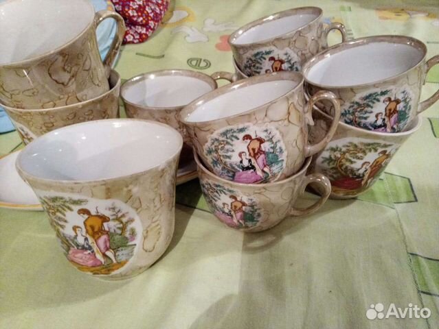 Посуда кружки,тарелки и селедочница