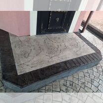 Декоротивный печатный бетон. И штукотурные работы, Суворовская