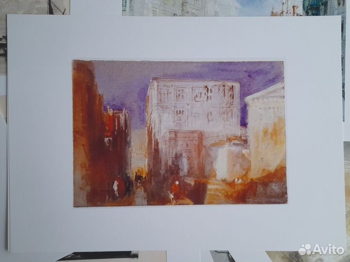 Постеры.Венеция У.Тёрнера.Акварели