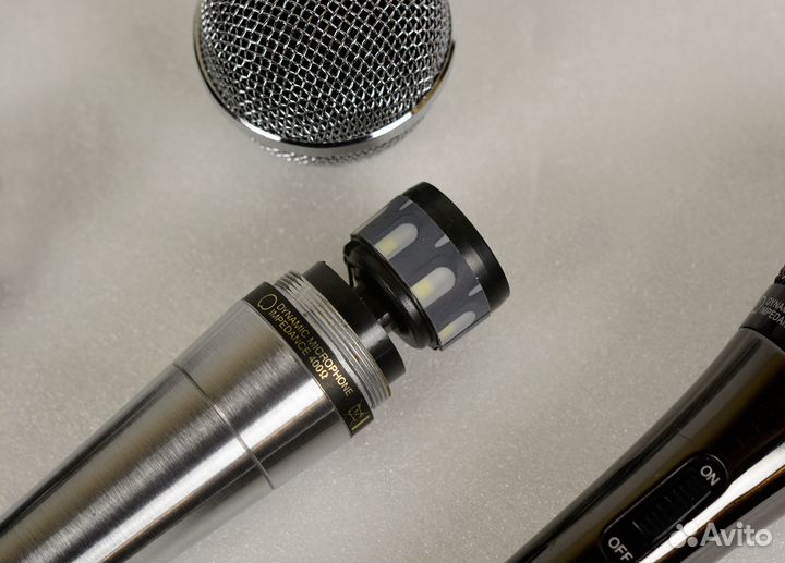 Микрофон вокальный Shure с выключателем и без