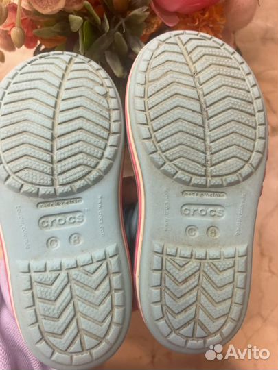 Crocs C 8 босоножки для девочки