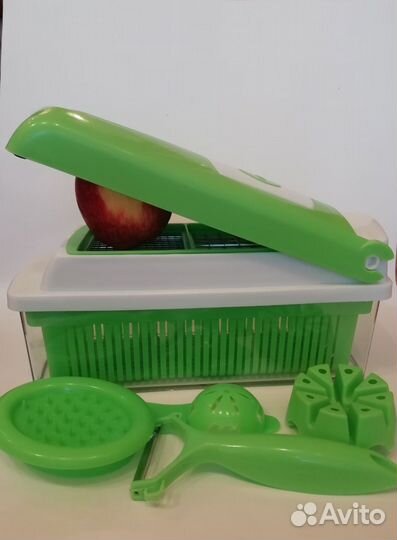 Терка для овощей с контейнером ручная, Овощерезка