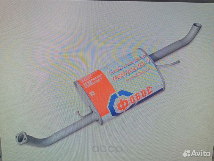 Задняя часть глушителя Лачетти седан,универсал