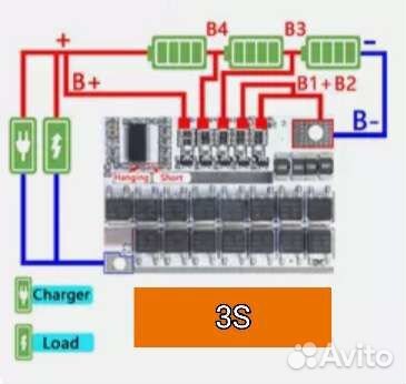 BMS 60/100A 3S,4S,5S