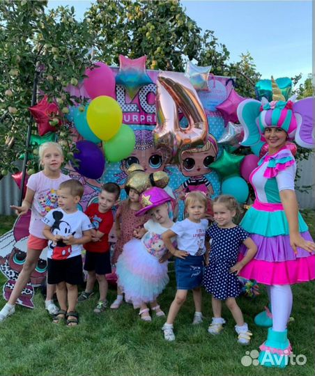 Аниматоры на детский праздник, шоу программы