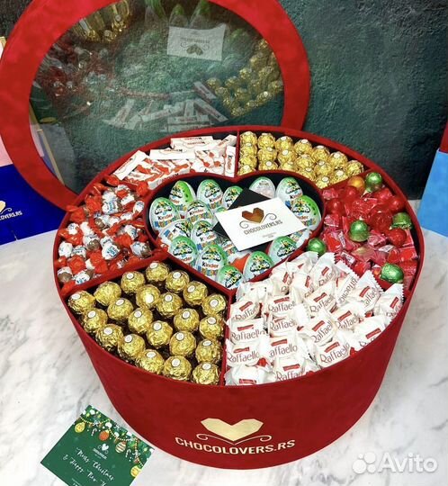 Сладкий шоколадный подарок набор букет из конфет