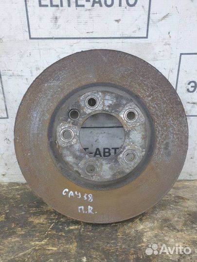 Диск тормозной передний левый Porsche Cayenne