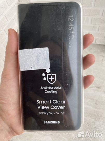 Чехол Samsung galaxy S21 smart clear view cover