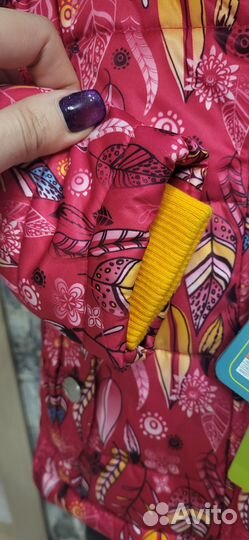 Костюм зимний новый Gusti 80 для девочки