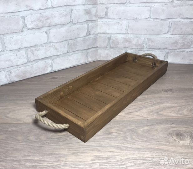 Поднос деревянный