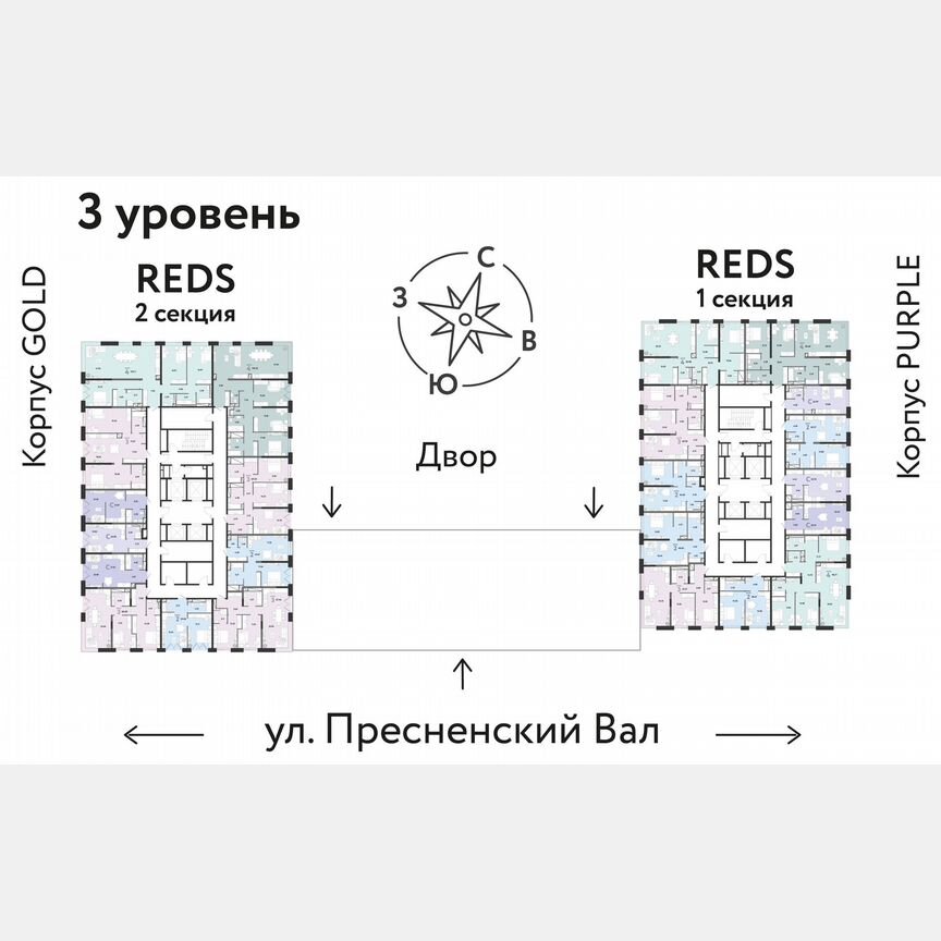 2-к. квартира, 47,7 м², 3/26 эт.