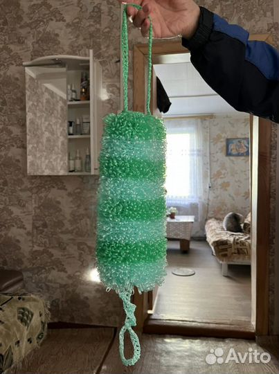 Мочалка вязаная