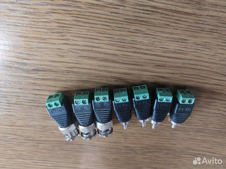 Коннекторы для камер видеонаблюдения