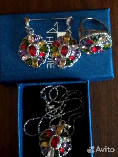 Серебряный набор